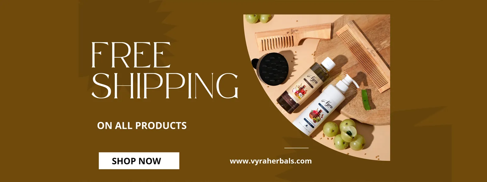 Free shipping on all Vyra Herbals products - shop at vyraherbals.com